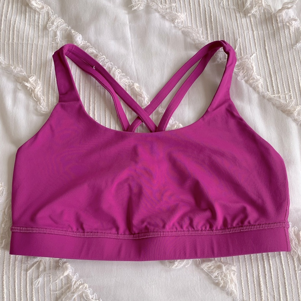 Lululemon purple/magenta size 8 sports bra